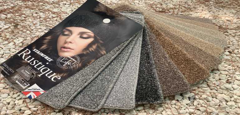 Samples book of tweed carpet