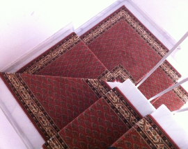 Carpet runner fitted on stairs Calahonda